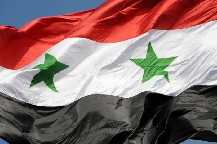 پرچم تشریفات و رومیزی سوریه