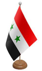 پرچم رومیزی سوریه