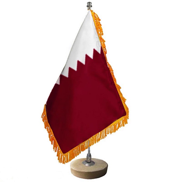 پرچم  رومیزی قطر